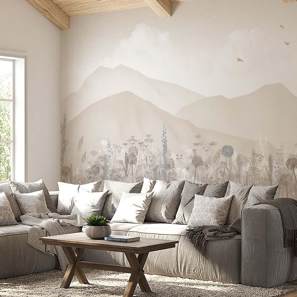 Morning in mountains